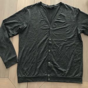 Men’s merino wool cardigan